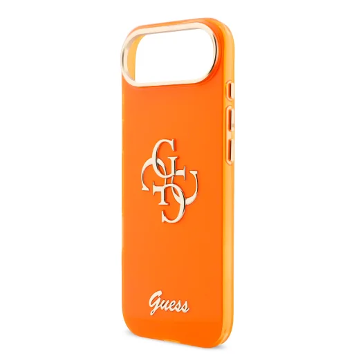 Guess IML 4G Script Metal Logo tok iPhone 17 Air-hez Narancs - 5