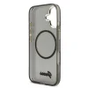 Guess IML Glitter Script Strap MagSafe iPhone 17 tok fekete thumbnail