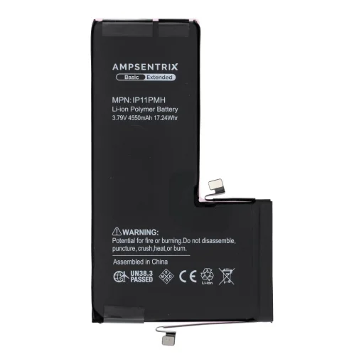 iPhone 11 Pro Max Akkumulátor AmpSentrix Basic (nagy kapacitású 4550mAh) - 2