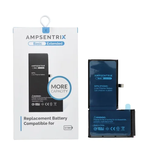 iPhone XS Max AmpSentrix Basic akkumulátor (magas kapacitás 3700 mAh) - 1