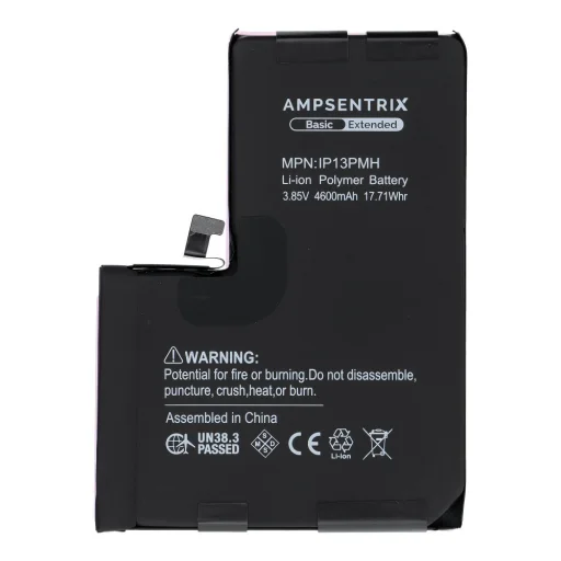 iPhone 13 Pro Max AmpSentrix Basic akkumulátor (nagy kapacitású 4600 mAh) - 2
