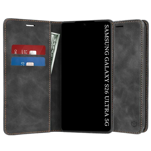 Techsuit - Confy tok - Samsung Galaxy S26 Ultra - Fekete tok - 1