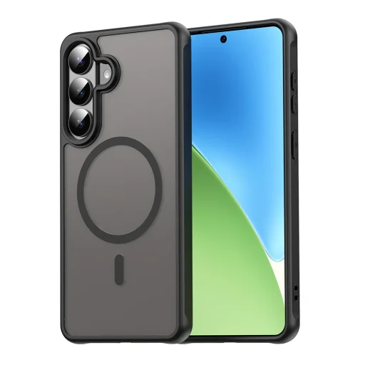 Techsuit - HaloFrost II MagSafe - Samsung Galaxy S26 Plus - Fekete tok - 1