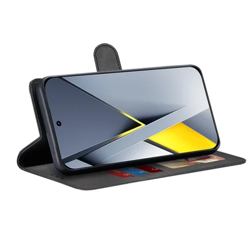 Techsuit - Diary fliptok - Xiaomi Poco F8 Pro - Fekete tok - 2