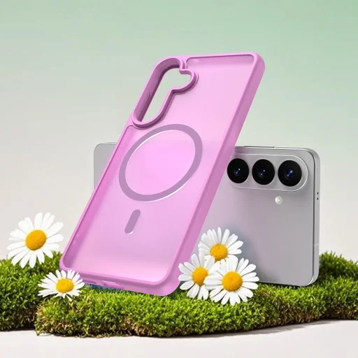 Techsuit - HaloFrost II MagSafe - Samsung Galaxy S26 Plus - Pink tok - 6