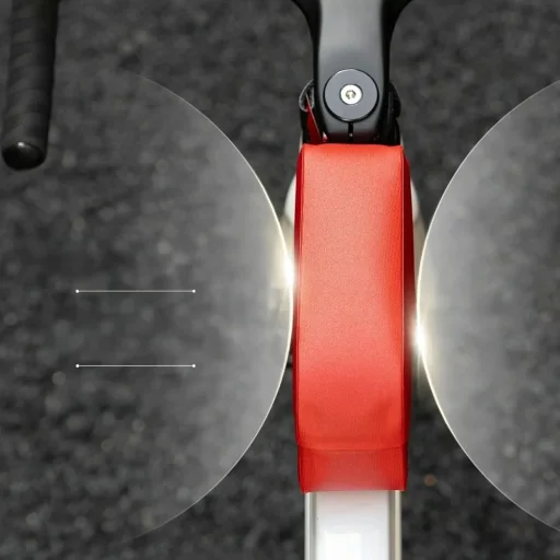 Rockbros 30120122004 Vízálló Bicikli Váz Táska Mágneses Záródással 0.9L - Piros - 4