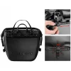 Rockbros AS-003-1BK vízálló biciklis táska vállpánttal, elöl/hátul felszerelhető, 10-14l - fekete thumbnail