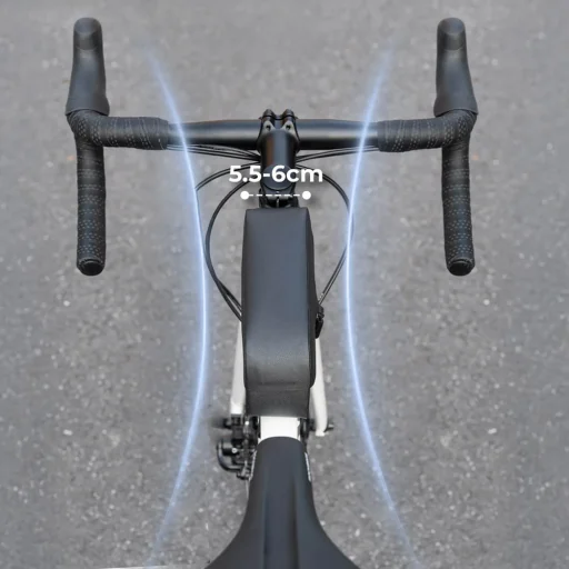 Rockbros 30120122002 Vízálló Biciklis Vázra Szerelhető Táska Mágneses Záródással 0.9L - Fekete - 5