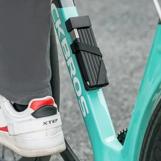 Rockbros 32140003001 összecsukható biciklizár kulccsal és fogantyúval, 88 cm - fekete - 11