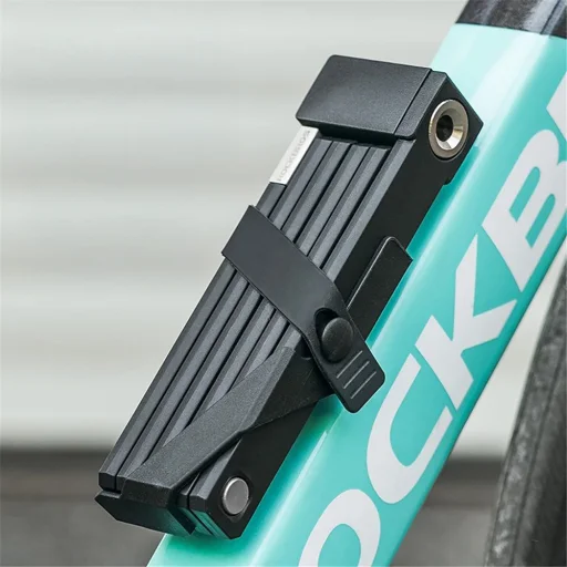 Rockbros 32140003001 összecsukható biciklizár kulccsal és fogantyúval, 88 cm - fekete - 14