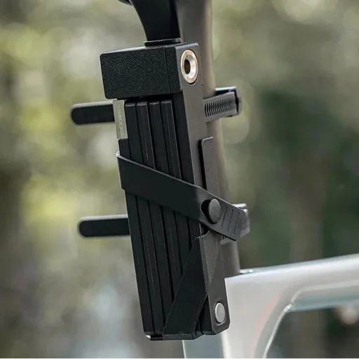 Rockbros 32140003001 összecsukható biciklizár kulccsal és fogantyúval, 88 cm - fekete - 9