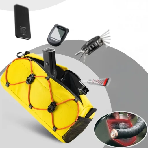 Rockbros 30110054006 kormánytáska 2.2 liter - Sárga - 4