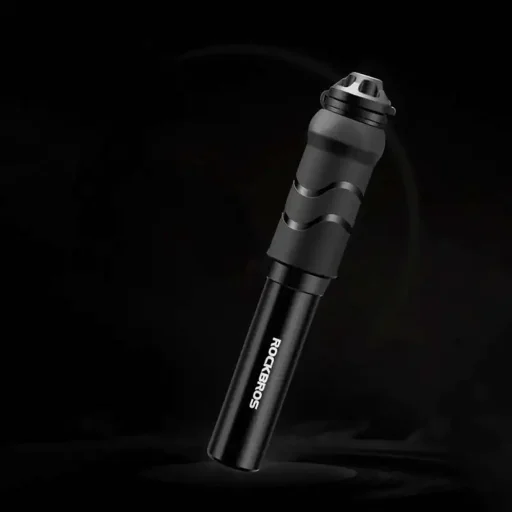 Rockbros 810PCS-HP Mini Kézi Biciklipumpa Presta & Schrader Szeleppel - Fekete - 5