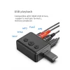 Bluetooth 5.4 R21 vezeték nélküli audió vevő, AUX csatlakozóval, autós és TV-s zenelejátszáshoz, RCA thumbnail