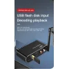 Optikai és koaxiális digitális–analóg audió átalakító Bluetooth audió vevővel és USB MP3 lejátszó funkcióval T01 thumbnail
