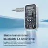 T67 Bluetooth 5.3 hordozható AUX audió vevő és adó, autós kihangosító és sztereó rendszer kompatibilitással thumbnail