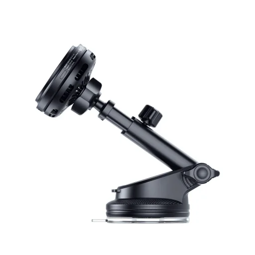 Tech-Protect V9 Arcticboost Magnetic Magsafe Műszerfal & Szellőző Autós Tartó Vezeték Nélküli Töltő 25W Qi2.2 Fekete - 4