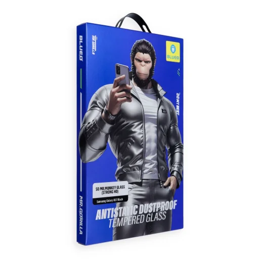 Samsung Galaxy A57 5D Mr. Monkey Glass fekete üvegfólia - 5