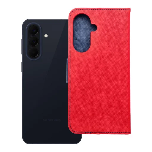 Samsung Galaxy A57 FANCY Book tok piros / tengerészkék tok - 10