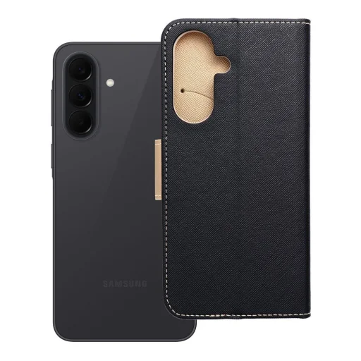 Samsung Galaxy A37 puzdro FANCY Book čierne / zlaté puzdro, - 8