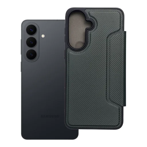 Samsung Galaxy A57 puzdro RAZOR Book tmavozelené puzdro - 10