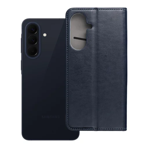 Samsung Galaxy A57 tok SMART MAGNETO könyv tok sötétkék - 9