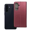 Samsung Galaxy A57 SMART MAGNETO knižkové puzdro, burgundské puzdro thumbnail