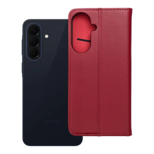 Samsung Galaxy A57 5G SMART PRO knižkové kožené puzdro bordové puzdro - 10
