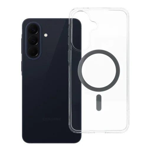 Samsung Galaxy A57 szürke MagSafe tok Színes Gyűrű Drop Glue Mag Cover - 3