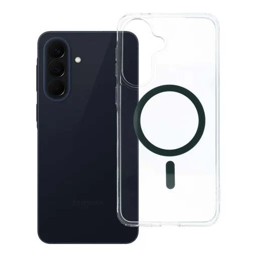 Samsung Galaxy A57 Sötétzöld Színes Gyűrűs MagSafe Tok - 3