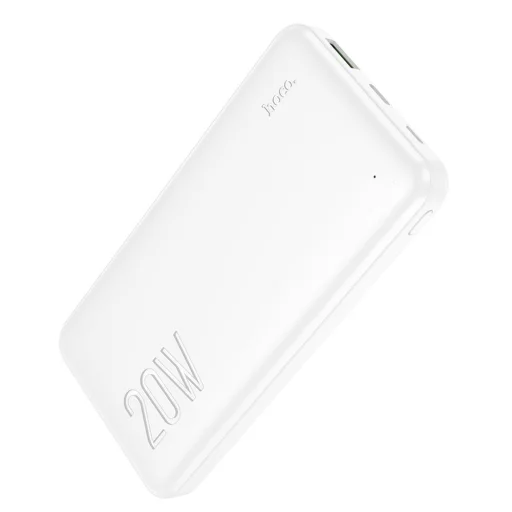 Hoco 10000 mAh QC3.0 PD 3A 20W J87 fehér powerbank - 1