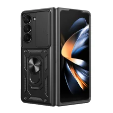Csúszó Kamera Páncél Tok Samsung Galaxy Z Fold 7 Fekete