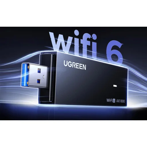 UGREEN Wi-Fi 6 Kétsávos AX1800 Hálózati Adapter CM499 - 5