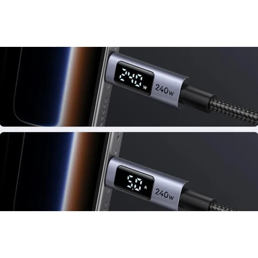 UGREEN L530 USB-C PD kábel 240W 480Mbps 2m fekete - 3