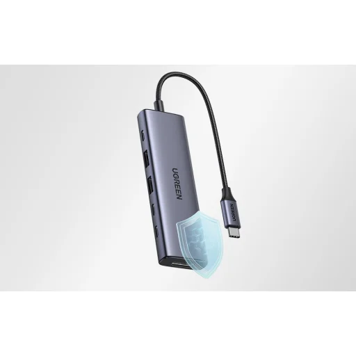 UGREEN USB-C Hub 6 az 1-ben 3x USB DisplayPort 4K 60Hz CM511 - 10