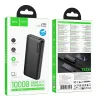 Hoco 10000 mAh 2A J158A fekete Powerbank thumbnail