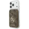 Guess PU 4G Mirror MagSafe držiak na karty a stojan hnedý thumbnail