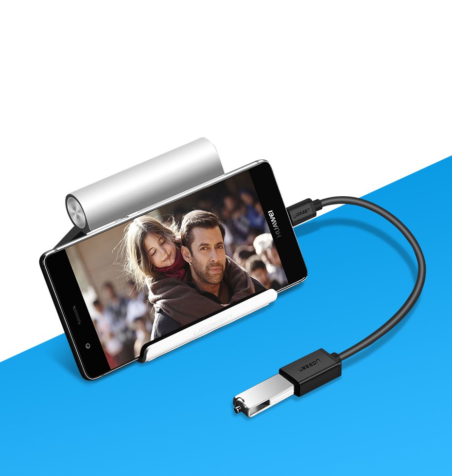 Ugreen USB/USB-C Type-C 3.0 OTG kábel/ átalakító adapter fekete-7