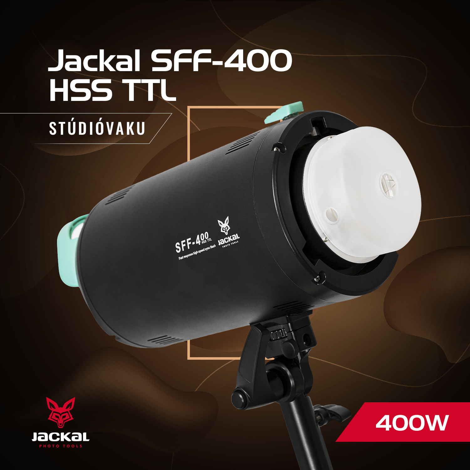 Jackal SFF-400 HSS TTL 400W stúdióvaku-0