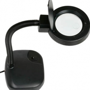 T-86D asztali LED-es nagyítós lámpa, 3x/10x nagyítással, flexibilis nyakkal