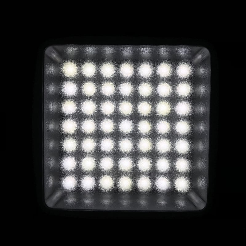 ULANZI W49 LED videólámpa 6000K vakupapucs foglalattal (0647)-2