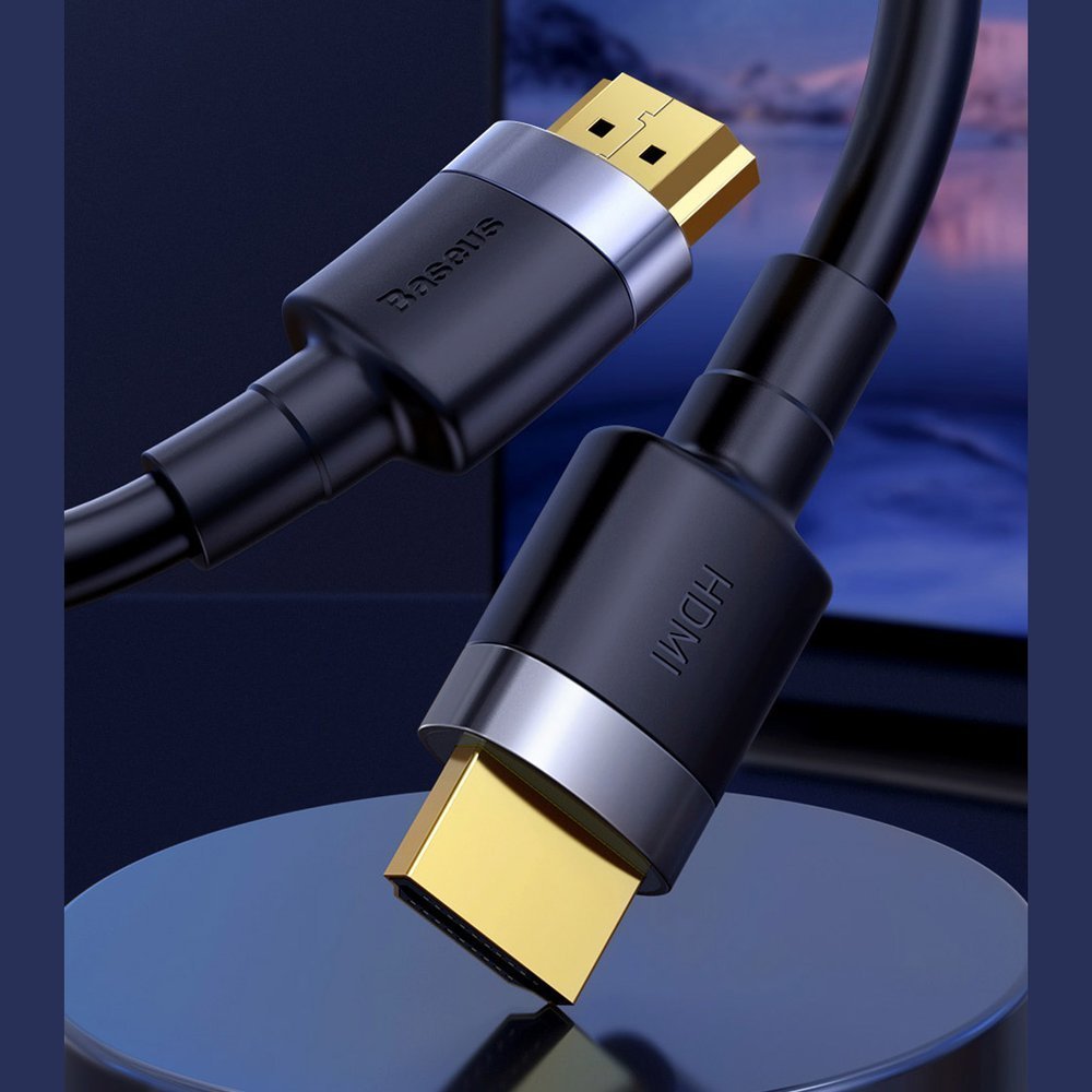HDMI 2.0 kábel 4K 60 Hz 3D 18 Gbps 3m fekete Baseus Cafule (CADKLF-G01)-5