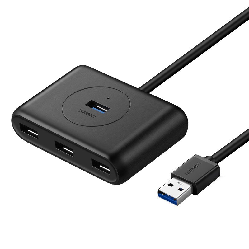 Ugreen USB 3.0 OTG elosztó 4x USB fekete (20290)-0