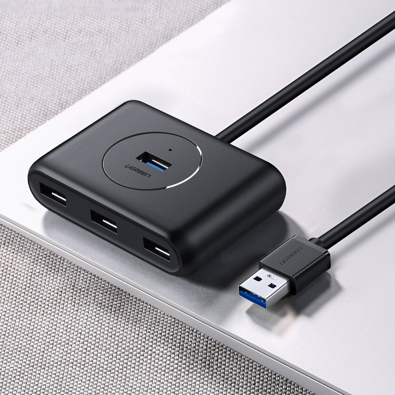 Ugreen USB 3.0 OTG elosztó 4x USB fekete (20290)-8