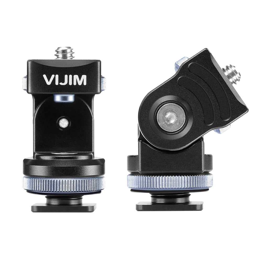 ULANZI VIJIM VK-2 monitortartó 1/4-es csatlakozóval, vakupapucs adapterrel-11
