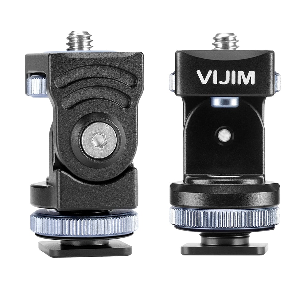 ULANZI VIJIM VK-2 monitortartó 1/4-es csatlakozóval, vakupapucs adapterrel-8