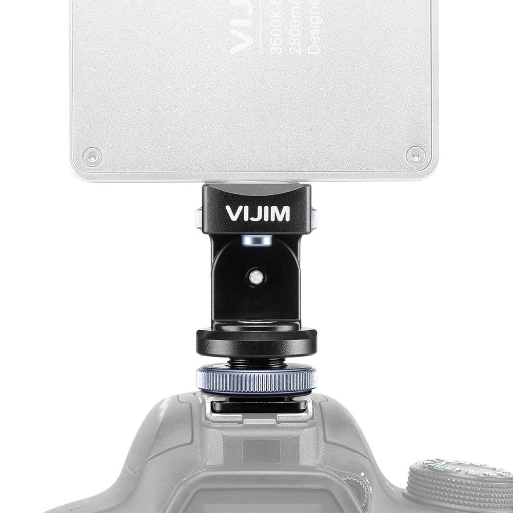 ULANZI VIJIM VK-2 monitortartó 1/4-es csatlakozóval, vakupapucs adapterrel-7