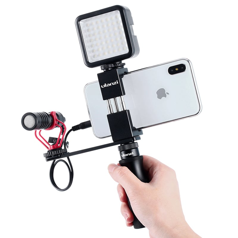 ULANZI Iron Man II vlogger kit, videós kit mobiltelefonhoz-0