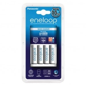 Panasonic BQ-CC51 akkutöltő + 4 db 1900 mAh Eneloop AA akkumulátor (R6/AA 1900mAh)
