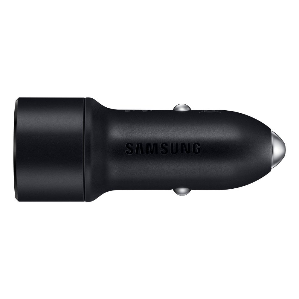 Samsung EP-L1100WBEGEU gyári univerzális autós szivargyújtós töltő 2x USB 15W fekete-1